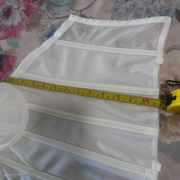 NWT Dominique Intimate Apparel Corset Bridal Bustier White Underwire Size 34C - Picture 6 of 7